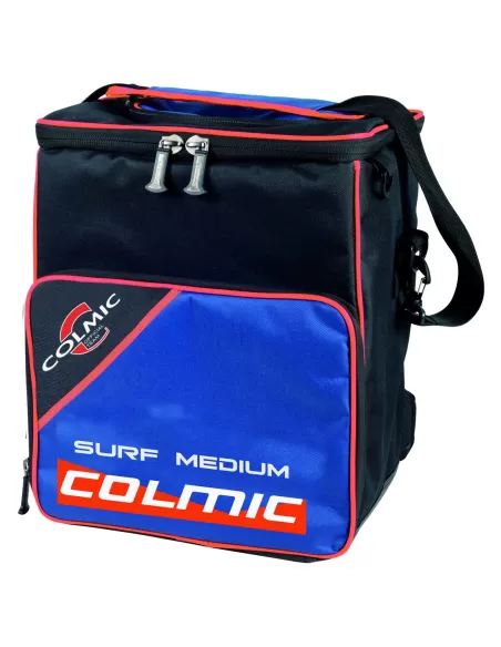Colmic Surf Medium Borsa Surfcasting con 4 Scatole Incluse 32x37x24 cm Borse da pesca Colmic