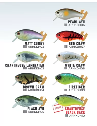 Herakles Hypno SR Crankbait Offerta Esca Artificiale 56 mm 11.5 gr Esche Artificiali Herakles