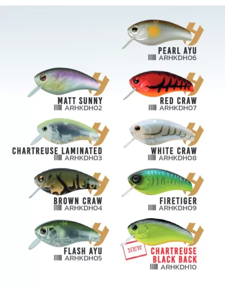 Herakles Hypno SR Crankbait Offerta Esca Artificiale 56 mm 11.5 gr Esche Artificiali Herakles