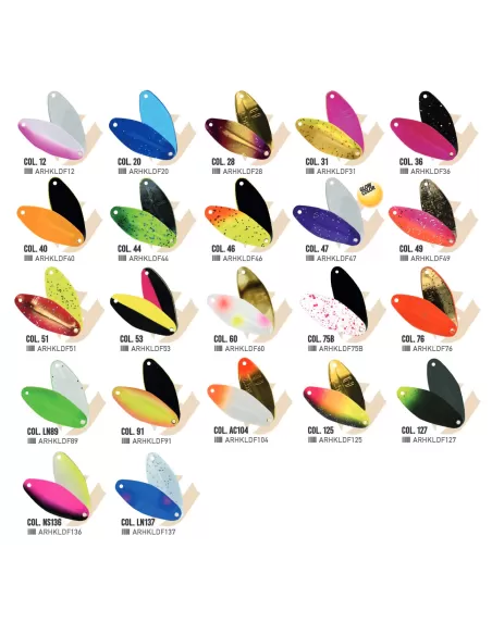Herakles LDS FAT Spoons Trota Offerta 2.5 gr Esche Artificiali Herakles