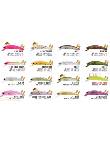 Herakles Teser Offerta Artificiali Trout Area 50 mm 2.3 gr Floating Esche Artificiali Herakles
