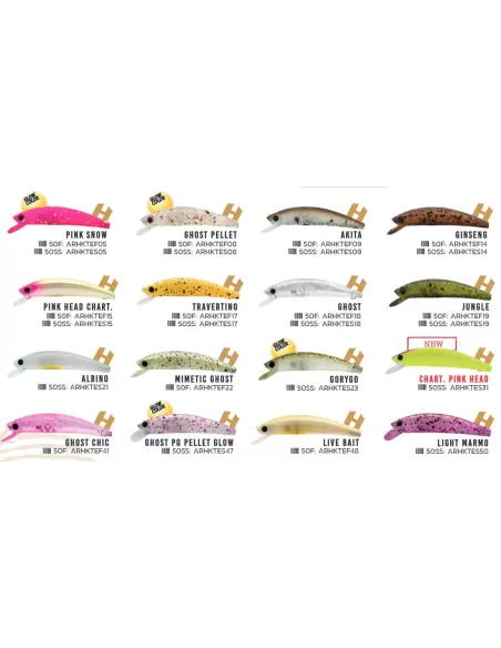 Herakles Teser Offerta Artificiali Trout Area 50 mm 2.3 gr Floating Esche Artificiali Herakles