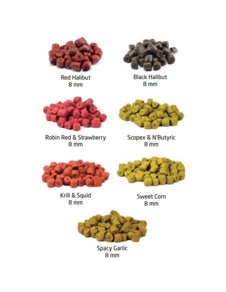Madix Fish Pellets Forato Proteico Super Catturante 50 gr 8 mm Pellet Madix