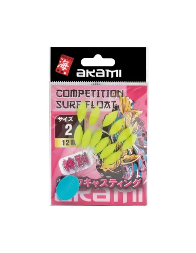 Akami Competition Surf Float Yellow 12 pz