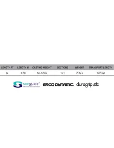 MADCAT Black Close Combat Canna da Siluro 2 Sezioni 50-125 gr Canne da pesca Madcat 2