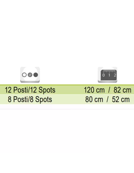 Tubertini Black Kit Rest Supporto Porta Canne Rulli e Rod Rest Tubertini