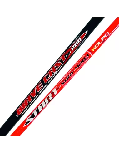 Kolpo Start Surf Canna da Pesca Surfcasting 3 Sezioni 4.20 mt 200 gr Canne da pesca Kolpo