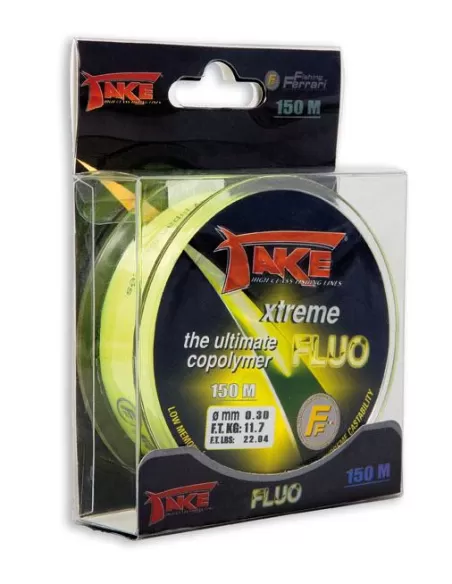 Take Xtreme Fluo 150mt Bobina Singola Fili da pesca Take