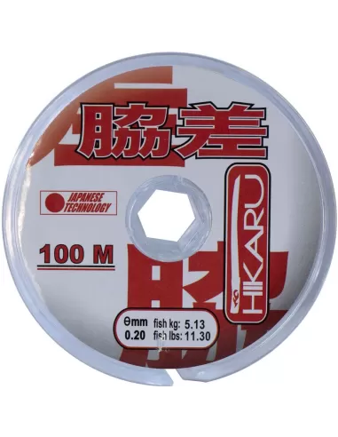 Hikaru Filo da Pesca Trasparente 100 Mt Fili da pesca Hikaru