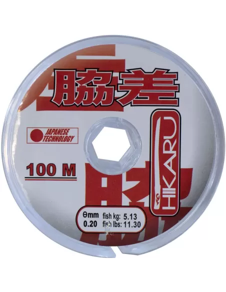 Hikaru Filo da Pesca Trasparente 100 Mt Fili da pesca Hikaru