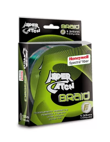 Hiper Catch Spectra Braid 150 Mt Fili da pesca Fishing Ferrari