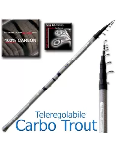 Canna da pesca - Carbo trout teleregolabile Canne da pesca Lineaeffe