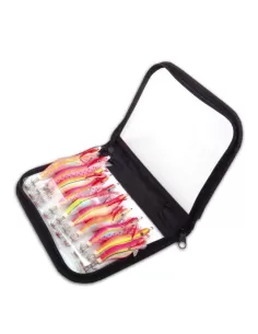 Lineaeffe Assortimento di 10 Totanare con Astuccio Kit da pesca Lineaeffe