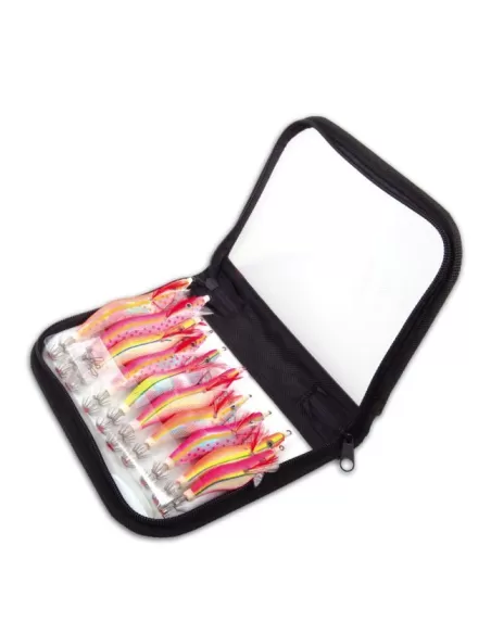 Lineaeffe Assortimento di 10 Totanare con Astuccio Kit da pesca Lineaeffe