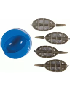 Lineaeffe Kit 4 Pasturatori Feeder Con Caricatore Carpfishing Lineaeffe