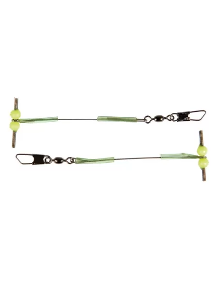 Bracciolo con moschettone e girella 5 pz Carpfishing Lineaeffe
