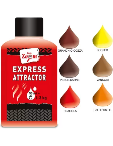 Additivo Express Attractor per Pasture ed Esche 50 ml Pasture Carp Zoom