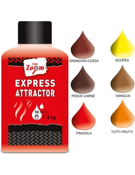 Additivo Express Attractor per Pasture ed Esche 50 ml Pasture Carp Zoom