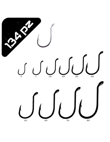 Kit 134 pz Akami Ami da Pesca Beak SS Pesca in Mare Big Game Kit da pesca Akami