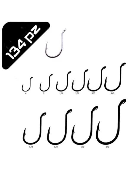 Kit 134 pz Akami Ami da Pesca Beak SS Pesca in Mare Big Game Kit da pesca Akami