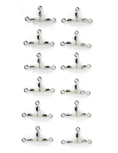Tripla Girella Rolling con Perline 12 pezzi Minuteria Lineaeffe