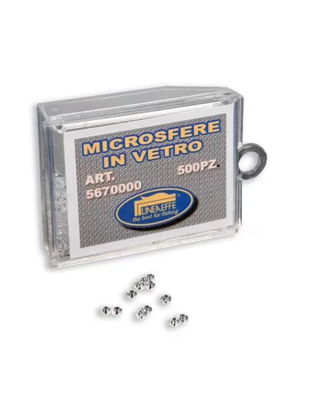 Microsfere in vetro 500 pezzi 0.8 mm Minuteria Lineaeffe