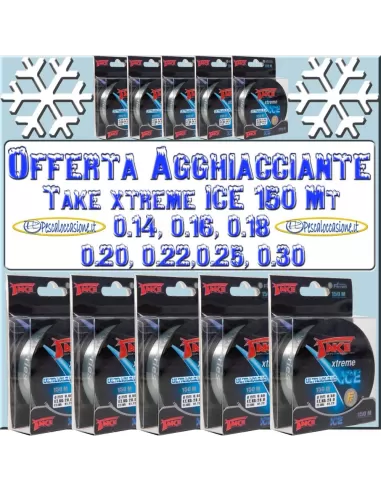Linea completa Take Xtreme ICE 10 bobine Fili da pesca Lineaeffe
