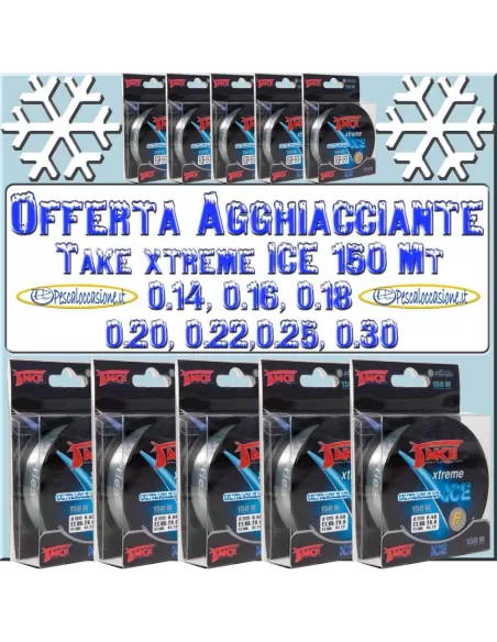 Complete Line Take Xtreme ICE 10 Spools Fishing Lines Lineaeffe