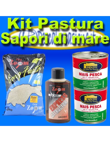 Kit pastura Carpfishing - Sapori di Mare Kit da pesca Carp Zoom