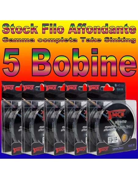 Stock - Take xtreme Sinking Fili da pesca Take