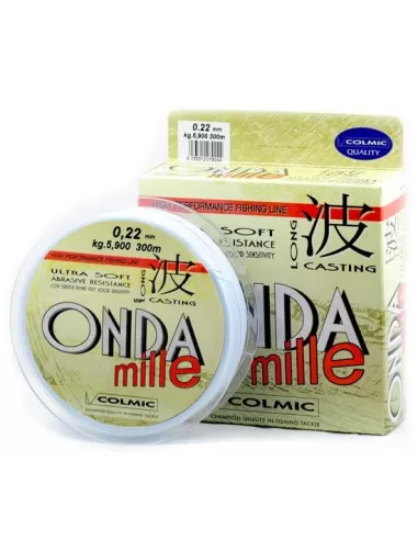 Colmic Onda Mille 300 mt Filo da Pesca Speciale Long Casting Fili da pesca Colmic