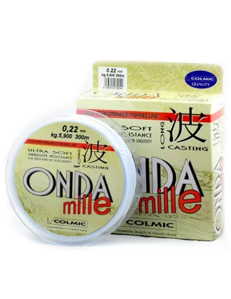Colmic Onda Mille 300 mt Filo da Pesca Speciale Long Casting Fili da pesca Colmic