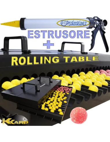 kit estrusore e tavola di rullaggio boilies carpfishing Carpfishing K-Karp
