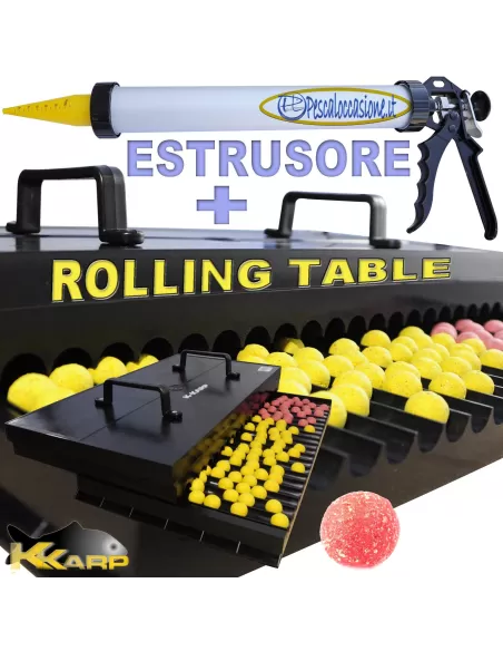 kit estrusore e tavola di rullaggio boilies carpfishing Carpfishing K-Karp