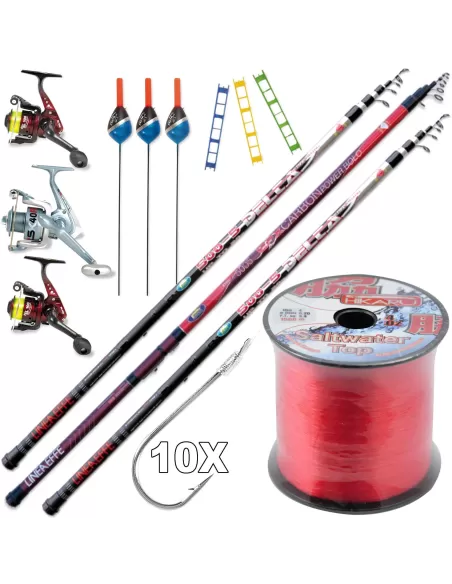 Kit completo bolognesi Kit da pesca Lineaeffe