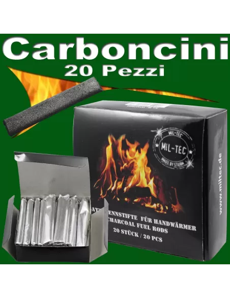 20 Carboncini per scaldamani Carpfishing Altro