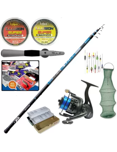 Kit Pesca Bolognese Pronto per la Pesca in Mare e Lago Kit da pesca Sele