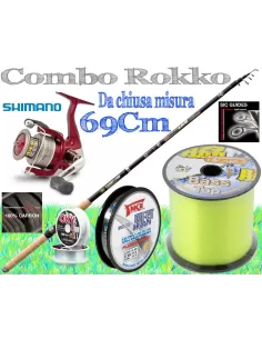 Combo Rokko 1 Kit da pesca Shimano