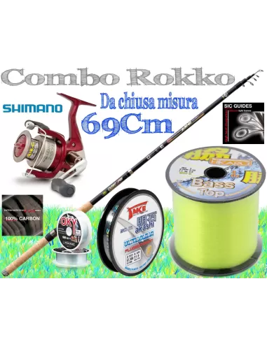 Combo Rokko 1 Kit da pesca Shimano