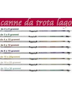 Series of rods Shakes Platinum carbon Lake Trout Trout 