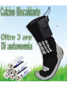 Calza riscaldante a batteria Caccia mondeox