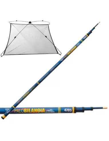 Kit Rete e Palo Bilancia Completa Kit da pesca Sele