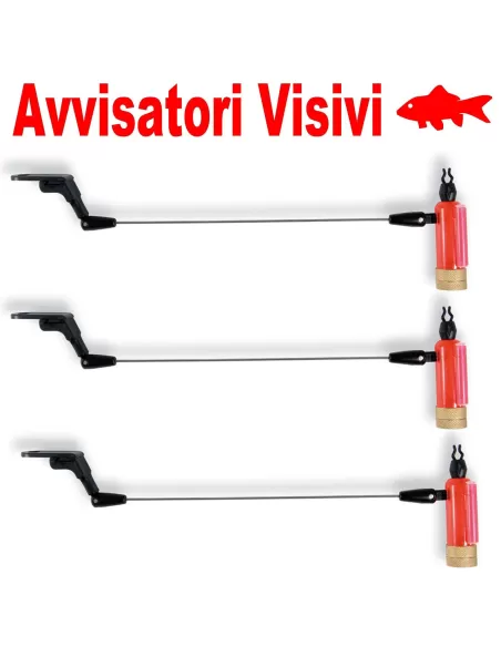 Kit avvisatori visivi CarpFishing Avvisatori Carpfishing Lineaeffe