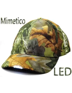 Berretto con visiera e LED Caccia