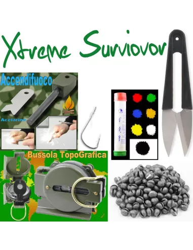 Kit sopravvivenza Campeggio e outdoor Altro