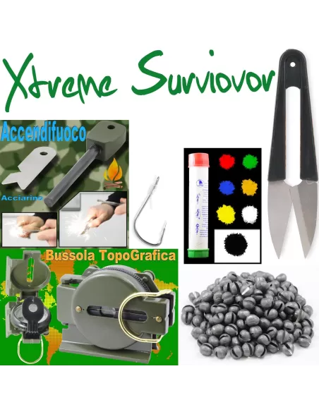 Kit sopravvivenza Campeggio e outdoor Altro