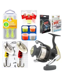 Kit spinning trota boccalone e luccio Kit da pesca Shimano