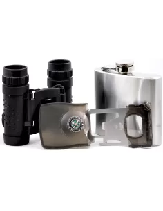 Kit binocolo bussola e borraccia Accessori mare Altro