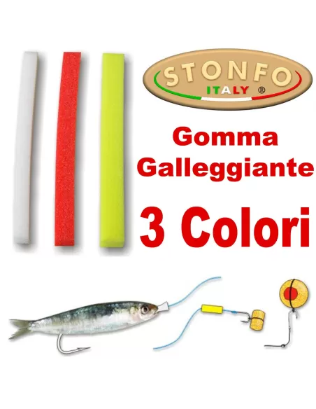 Gomma Galleggiante Stonfo 6x6x100 mm Accessori mare Stonfo