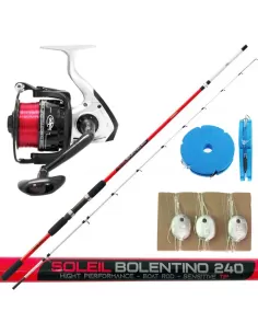 Fishing Kit in Bolentino Canna Mulinello and Lenze 